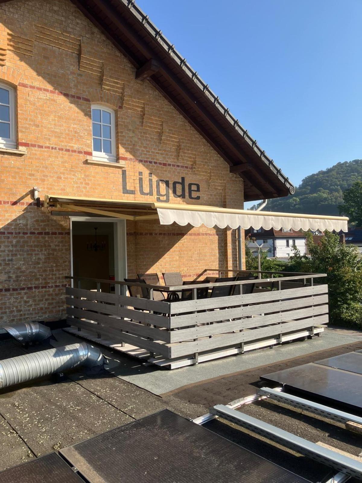 Ferienwohnung Im Bahnhof Luegde Kültér fotó